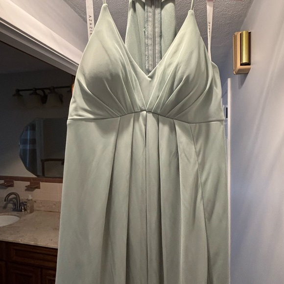 Azazie Annabelle maternity bridesmaid dress/evening gown in color Agave size A2 - Picture 4 of 6